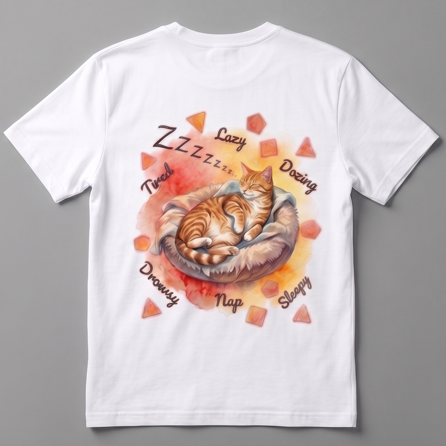 Lazy Cat Cotton Tee